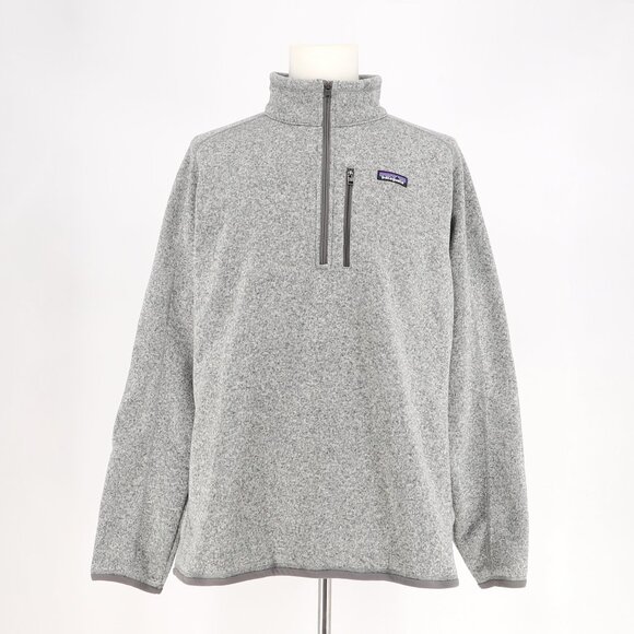 PATAGONIA Men's Better Sweater 1/4 Zip Fleece Interior Stonewash Gray Size XXL - Picture 1 of 9